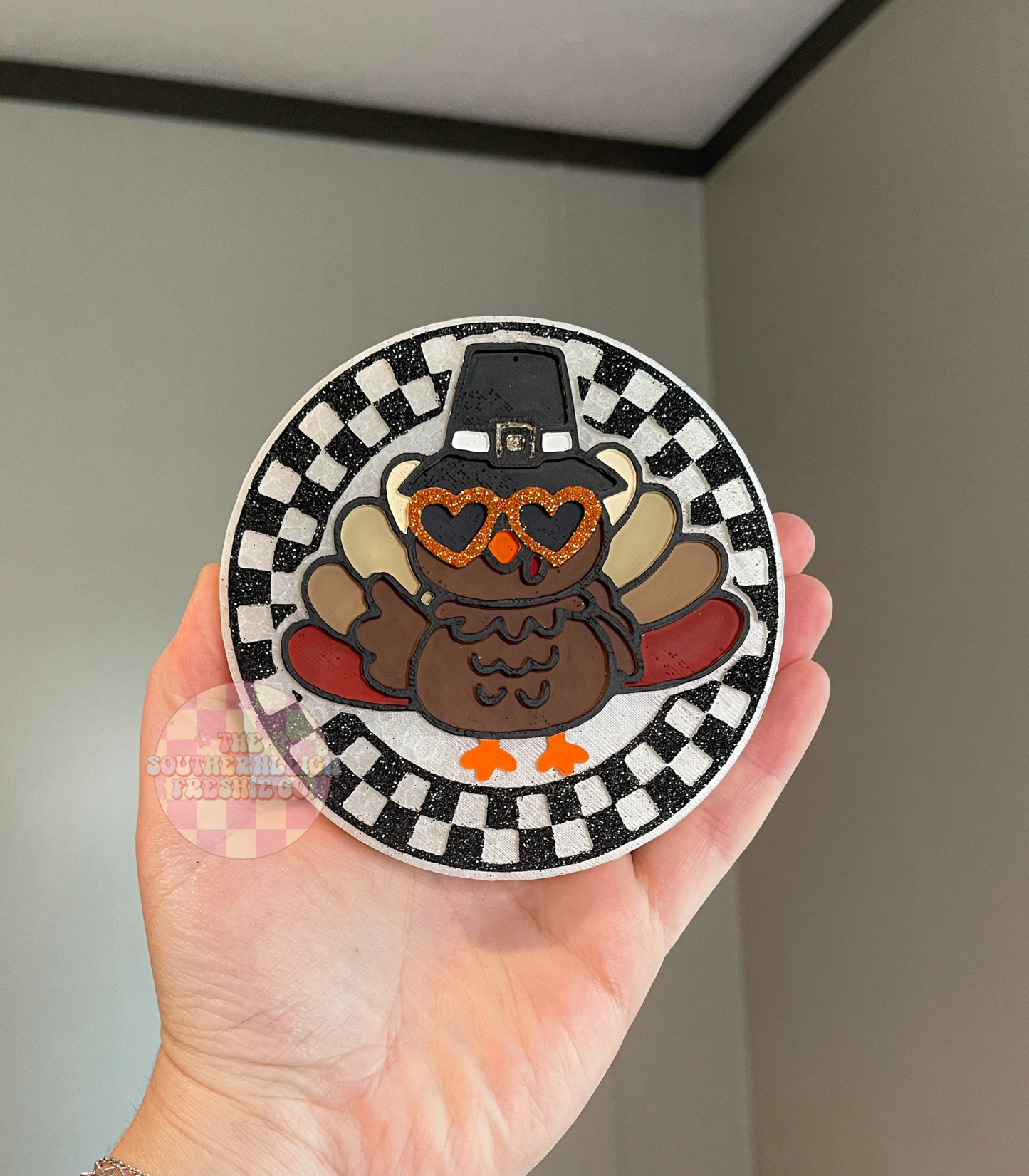 Checkered Groovy turkey