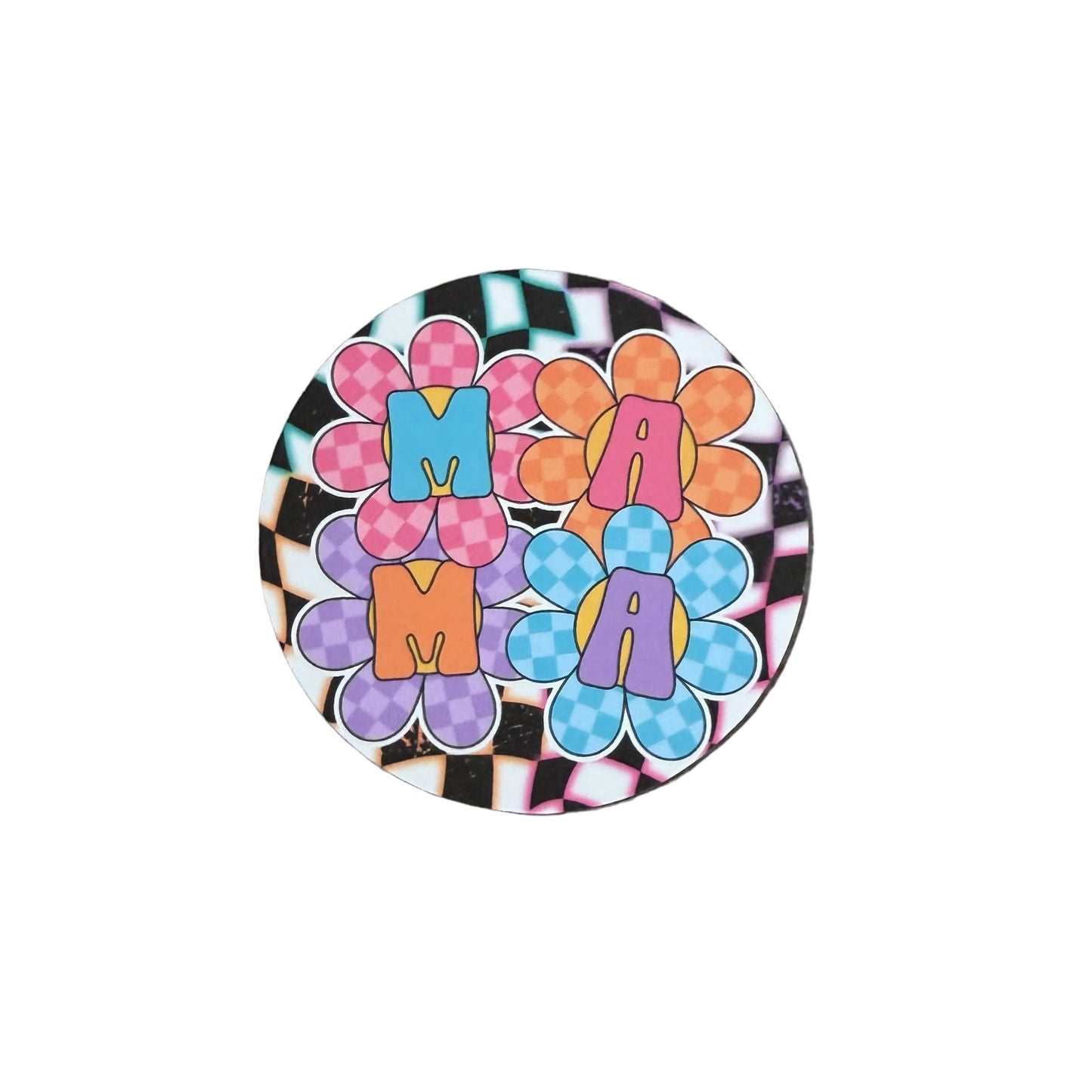 Mama (black/white checkered)