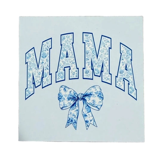 Blue Floral Mama