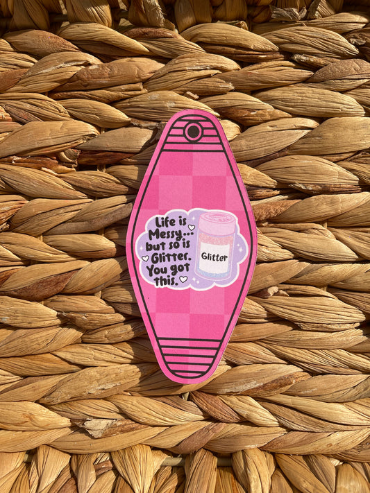 You got this (pink checkered)