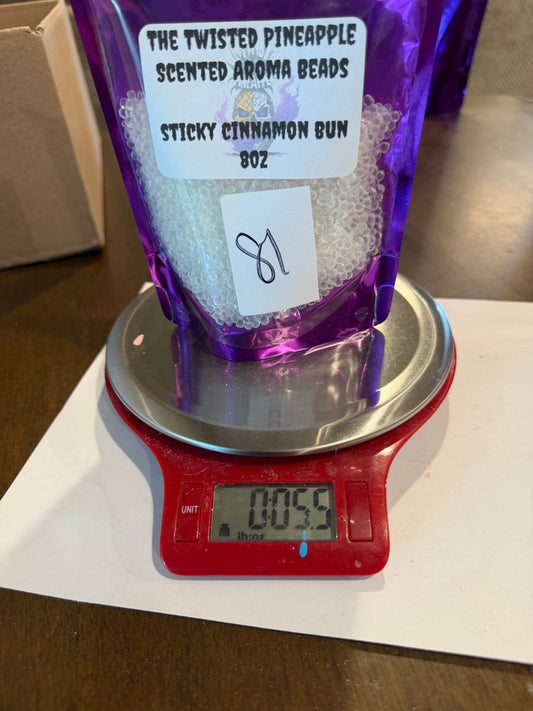 Scented Beads- Sticky Cinnamon Bun