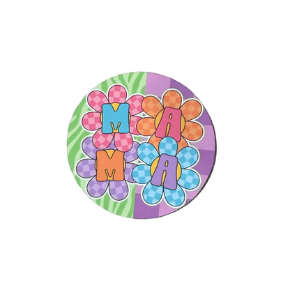 Mama (zebra & checkered)