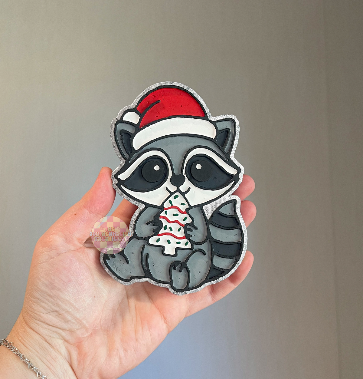 Raccoon with Cake