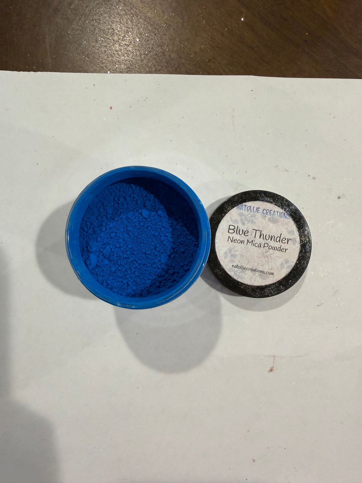 Natollie Creations Mica- blue thunder