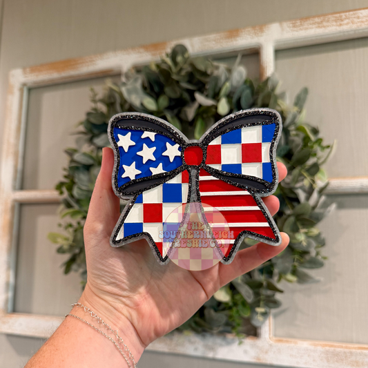 Patriotic bow