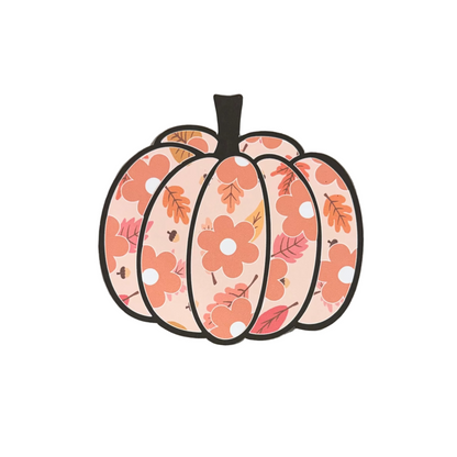 Fall/Halloween Floral Pumpkins