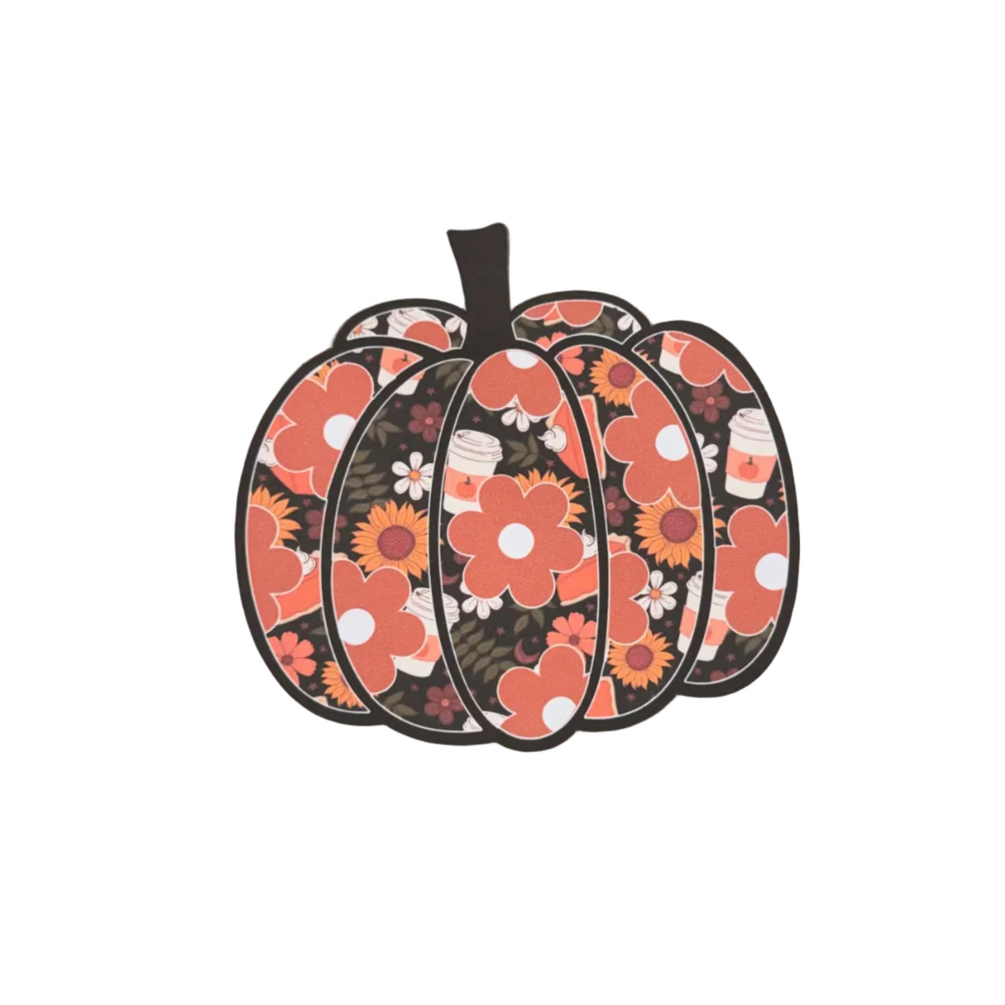 Fall/Halloween Floral Pumpkins