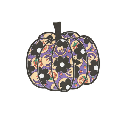 Fall/Halloween Floral Pumpkins