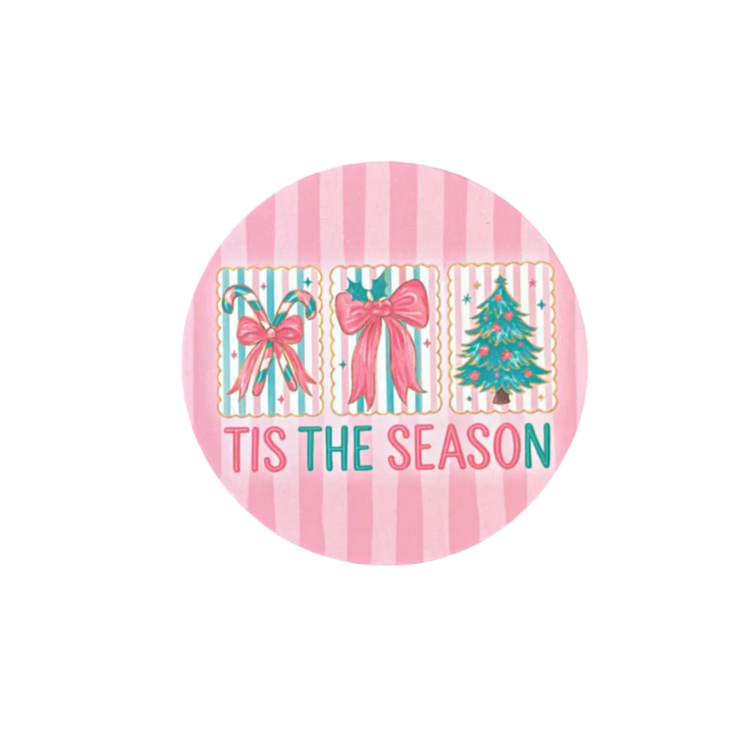 'tis the season (pink stripes)