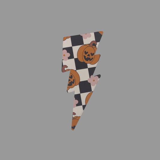 Checkered with Pumpkins