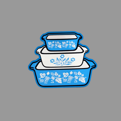 Blue and White Floral
