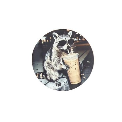Iced Coffee Raccoon