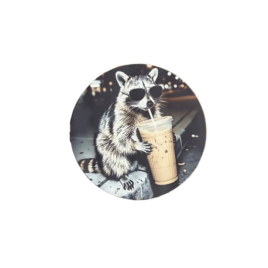 Iced Coffee Raccoon