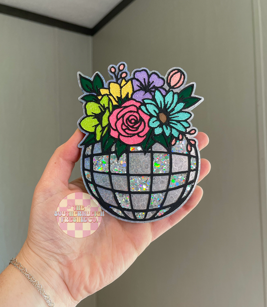 Floral Disco Ball