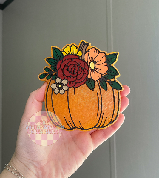 Floral Bouquet Pumpkin